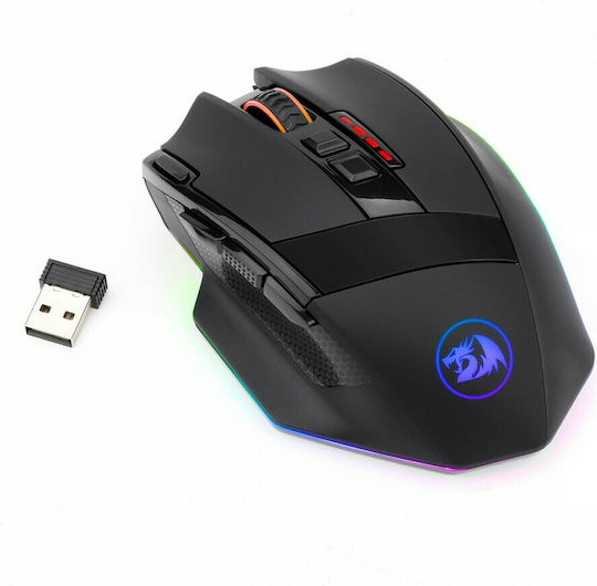 Redragon Sniper Pro M801P-RGB Ασύρματο Gaming Ποντίκι 16000 DPI Μαύρο