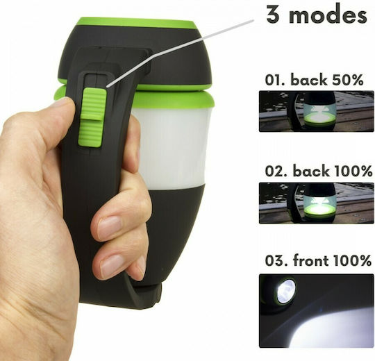 Maclean Energy Led Rechargeable Lantern for Camping with Flashlight & Powerbank 600lm 1W