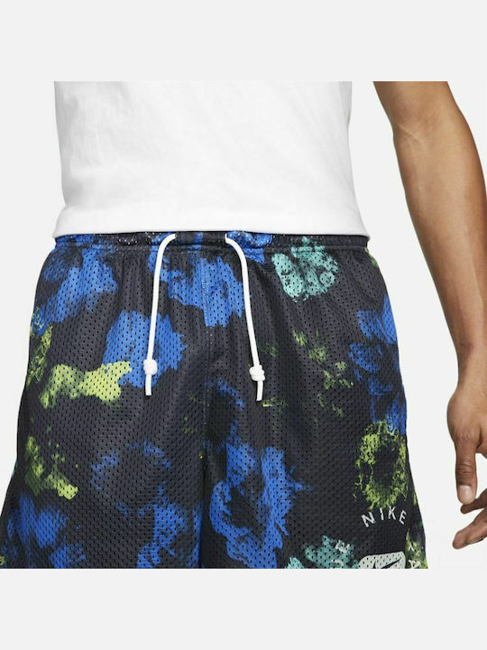 Standard Issue Reversible Αθλητική Ανδρική Βερμούδα Dri-FIT Black/Navy Blue/Yellow