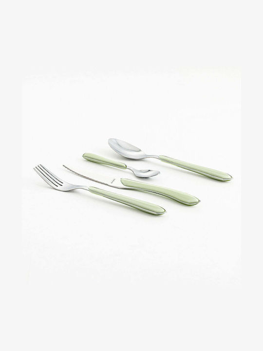 Amefa Eclat Cutlery set Green Stainless Steel 24pcs Πράσινο