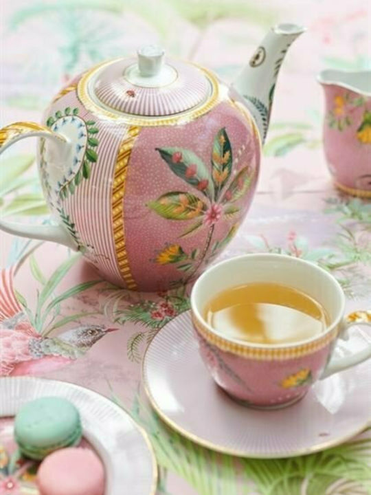 PiP Studio La Majorelle Τσαγιέρα Πορσελάνης Ροζ 1600ml