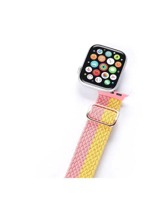 Dux Ducis Mixture Strap Pink Yellow (Apple Watch 44/45/46mm/Ultra 49mm) Dux Ducis Mixture Strap Pink Yellow (Apple Watch 44/45/46mm/Ultra 49mm)