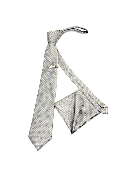 Legend Accessories Set de Cravată pentru Bărbați Tipărit în Culorea Bej