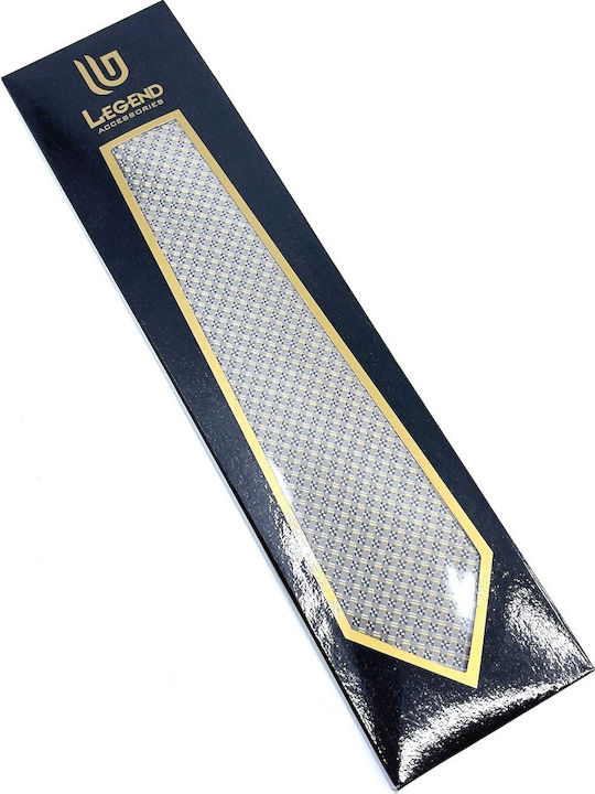 Legend Accessories Set de Cravată pentru Bărbați Tipărit în Culorea Bej