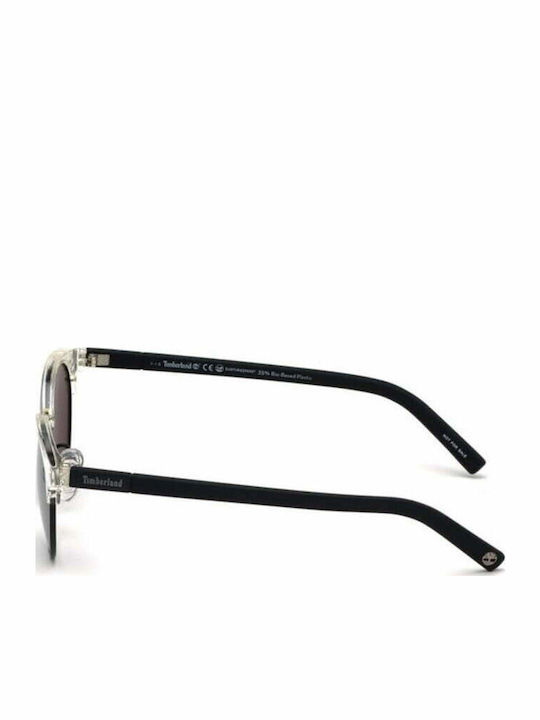 Timberland Unisex Γυαλιά Ηλίου με Διάφανο Σκελετό και Γκρι Polarized Φακό TB9147-26D