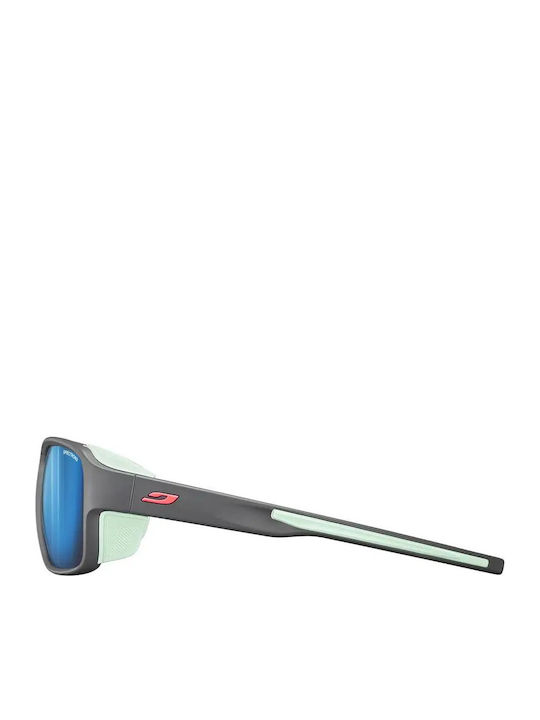 Julbo Monterosa 2 Unisex Sunglasses with Gray Plastic Frame and Green Lens J5421121