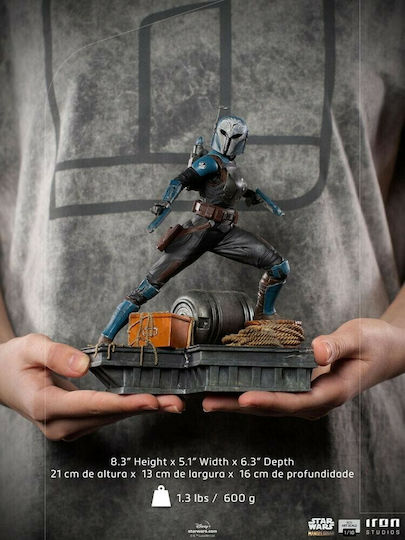 Iron Studios Star Wars Bo-Katan The Mandalorian Collectible Figure Height 21cm in Scale 1:10