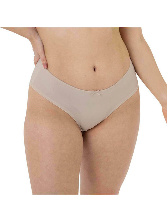 Hipster Ida Women's Boxer 2Pack with Lace Beige/Pink