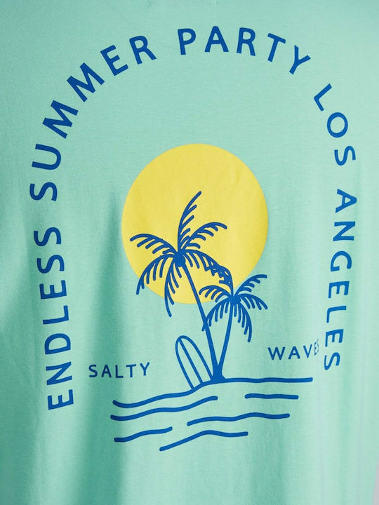 T-shirt Turquoise