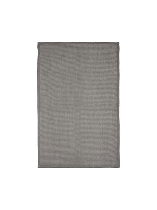 Spitishop A-S Tea Towel made of 100% Cotton in Gray Color 70x45cm 3pcs