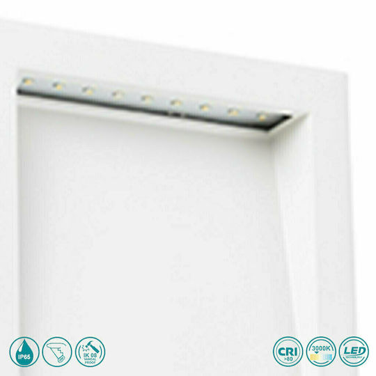 Faro Barcelona Soun Wall-Mounted Outdoor Ceiling Light LED IP65 8W