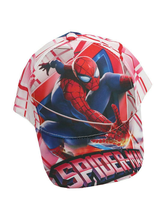 Pălărie pentru Copii Jockey Tesatura Spiderman Multicolor