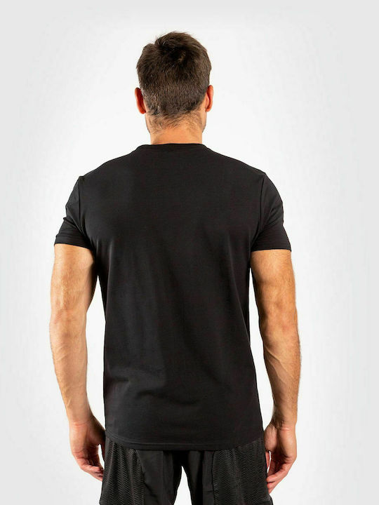 Venum 03526 Ανδρική Κοντομάνικη Μπλούζα με Λογότυπο για MMA Μαύρη