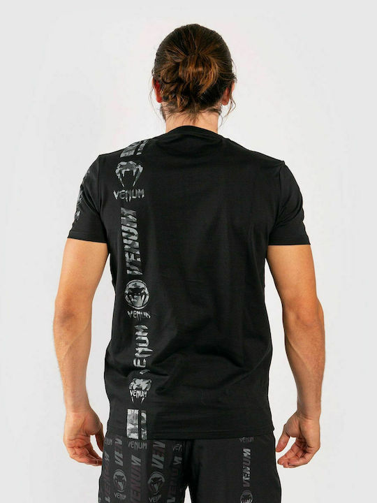 Venum 03449 Ανδρικό T-shirt Μαύρο με Στάμπα