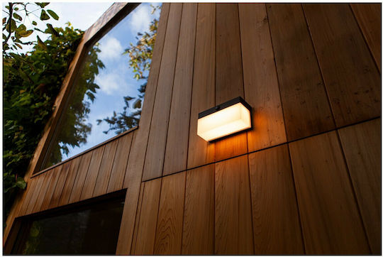 Lutec Fran Street Solar Light 9.7W 800lm Warm to Cool White with Motion Sensor IP44 18cmx7.9cmx9.1cmcm