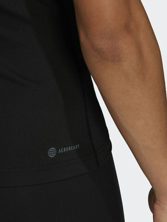 Techfit Γυναικείο T-shirt Fast Drying Μαύρο