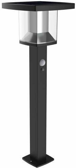 Xanlite Solar Floor Light 600lm Natural White 4000K with Motion Sensor IP44 17x17x50cm