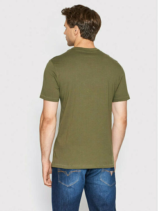 Guess T-shirt Bărbătesc cu Mânecă Scurtă Verde