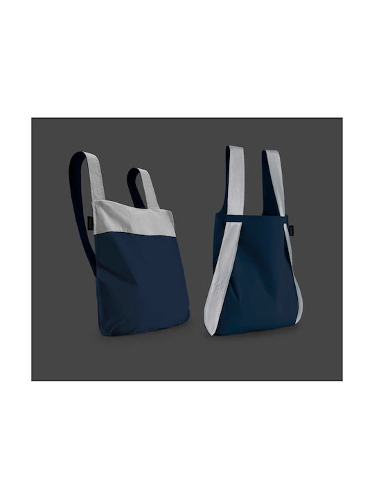 Notabag Reflective Fabric Shopping Bag Blue