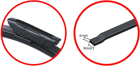 Einparts Front Set Car Wiper Blades 650mm 400mm