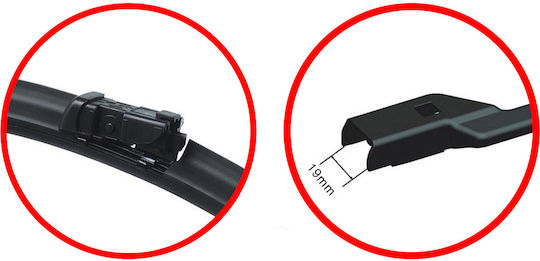 Einparts Front Set Car Wiper Blades 530mm 480mm