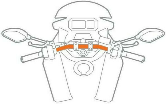 Lampa Titan Series Mount Phone Motorcycle with Clip for Steering Wheel