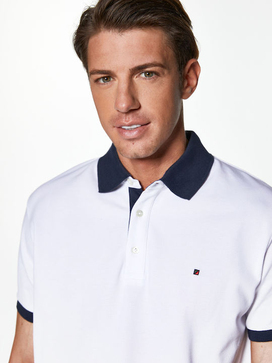 RedGreen Polo Pique with Short Sleeve - White