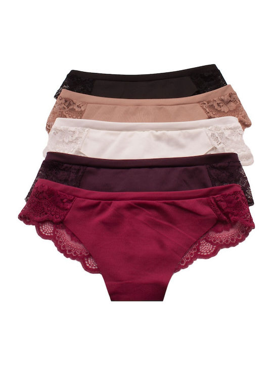Magi Γυναικεία String MultiPack χωρίς Ραφές με Δαντέλα