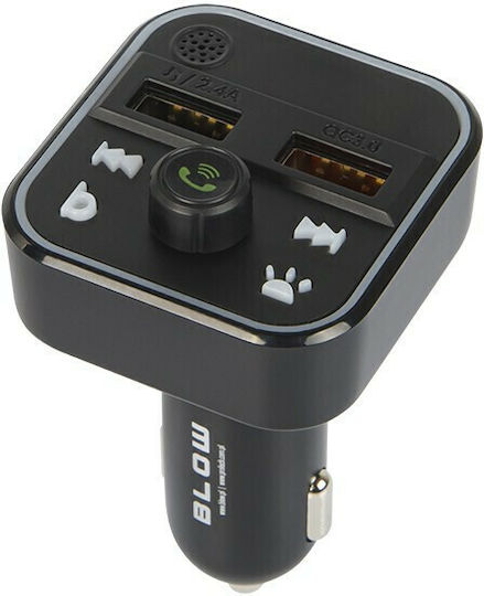 Blow FM Transmitter Autovehicul Qc3.0 cu Bluetooth