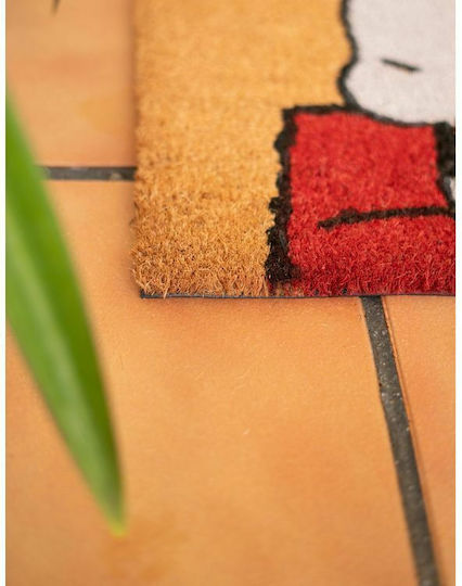 Grupo Erik Entrance Mat made of Coir Snoopy Brown 60x40cm