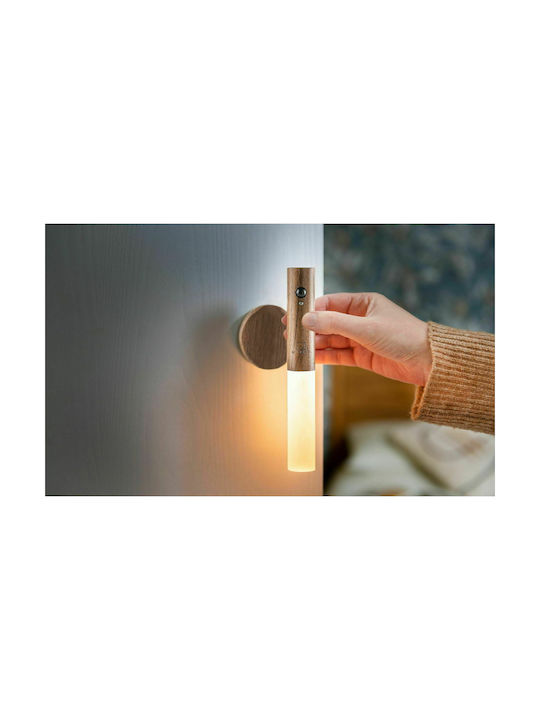 Gingko Smart Baton Light Винтидж Светлини за Стена с Интегриран LED с USB Порт Кафяв