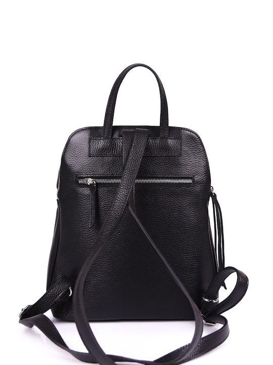 Hunter Women's Leather Backpack Black