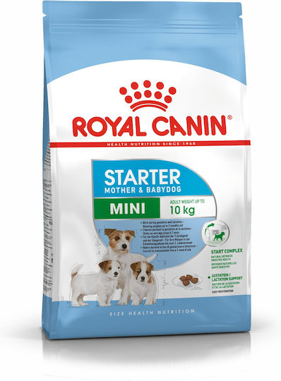 Royal Canin Starter Mother & Babydog Mini 8.5kg Dry Food Gluten-Free for Small Breed Puppies with Poultry and Rice