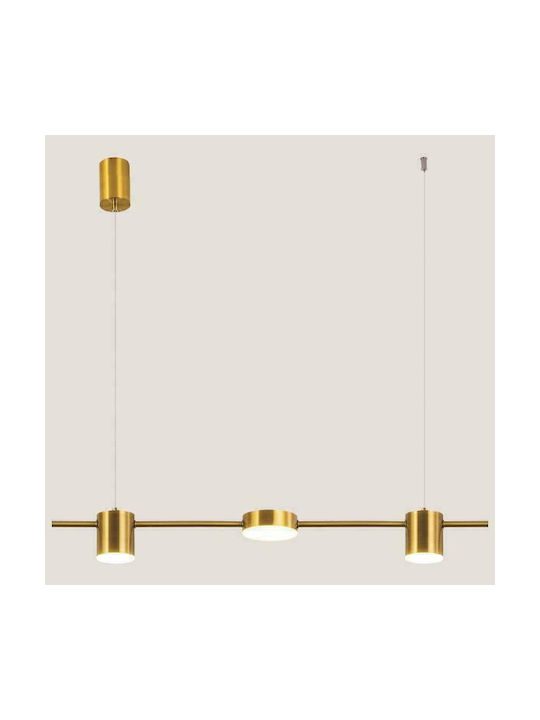 Eurolamp Pendant Lamp with Built-in LED Gold