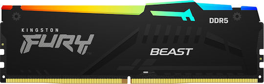 Kingston Fury Beast RGB 8GB DDR5 RAM with 5200 Speed for Desktop