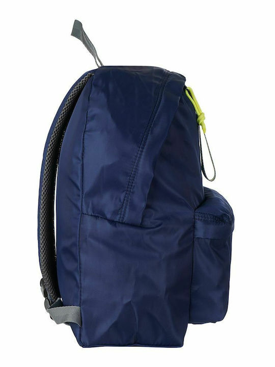 Lyc Sac The Drop Satin Blue School Bag Backpack Junior High-High School in Blue color 24lt