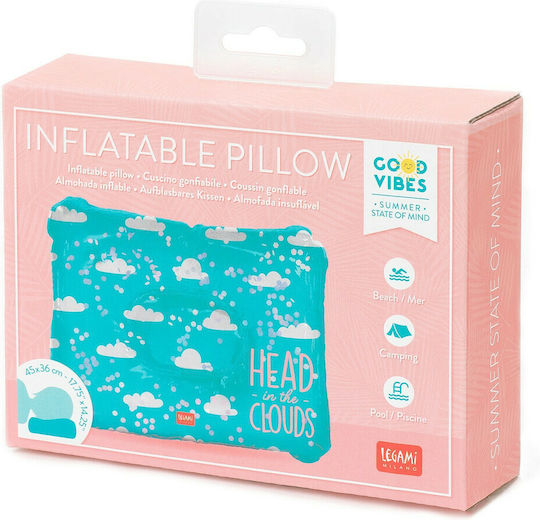 Legami Milano Cloud Pernă de camping Turcoaz 45x36cm