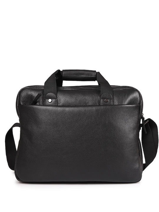 Professional Leather Men's Bag Black