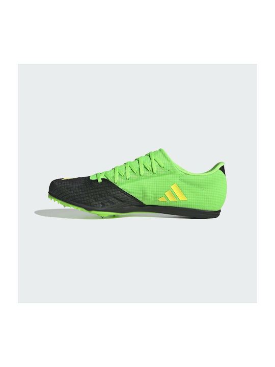 Distancestar Sport Shoes Spikes Core Black / Beam Yellow / Solar Green