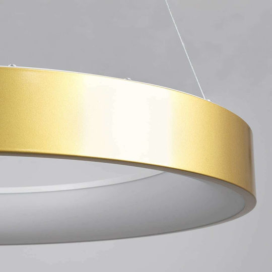 GloboStar Salem Pendant Light Gold 66x66cm