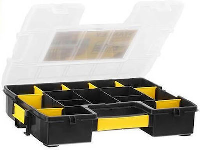 Stanley Sortmaster Tool Compartment Organisers Adjustable Black 2pcs