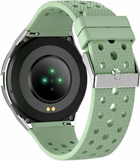 Egoboo SN90 Smartwatch με Παλμογράφο (Μέντα)