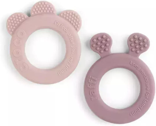 Done by Deer Teething Ring made of Silicone for 6 m+ Powder 2pcs