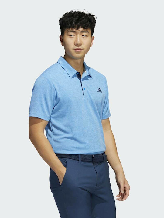 Drive Heather Rush Polo Bluza Sport Cu Mânecă Scurtă Albastru Rush Melange