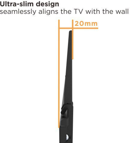 Brateck KL32-22T Стойка за телевизор Стенен до 43" и 45кг
