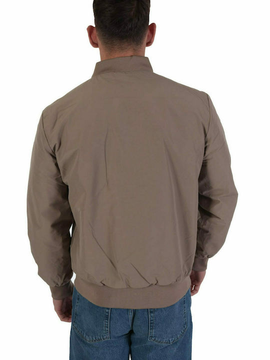 Dors Herren Jacke Bomber Beige / Green