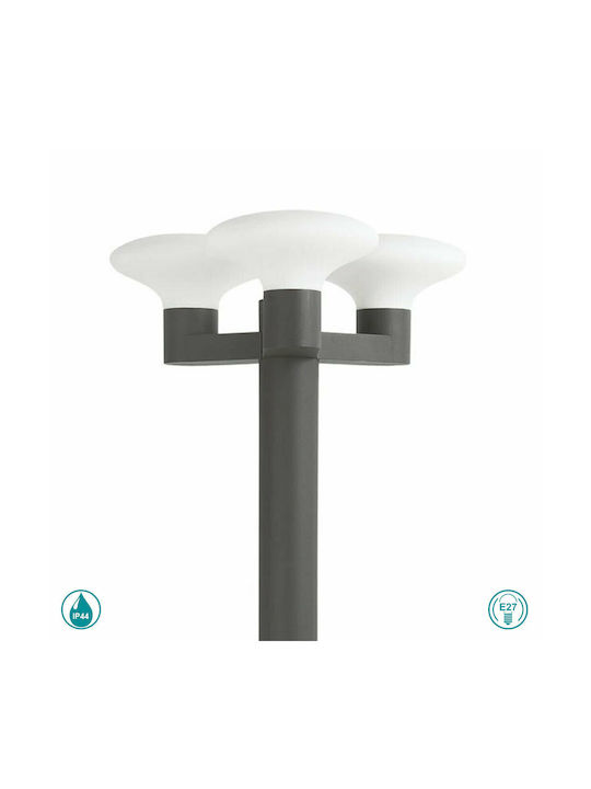 Faro Barcelona Blubs Outdoor Floor Lamp Post 15W IP44 for E27 Socket Black