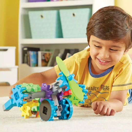 Learning Resources Пластмасова Конструктивна Игра Gears! Gears! Gears! Flight Gears за Деца 4+ години+ Години