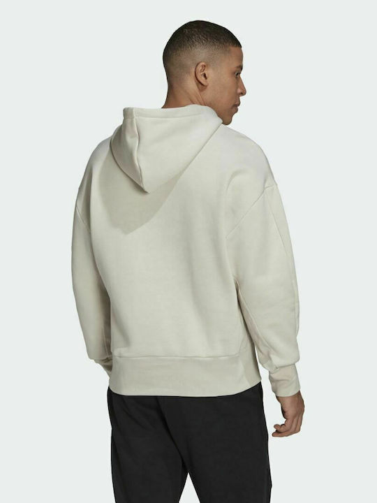 Adidas Studio Lounge Herren Sweatshirt mit Kapuze Aluminium