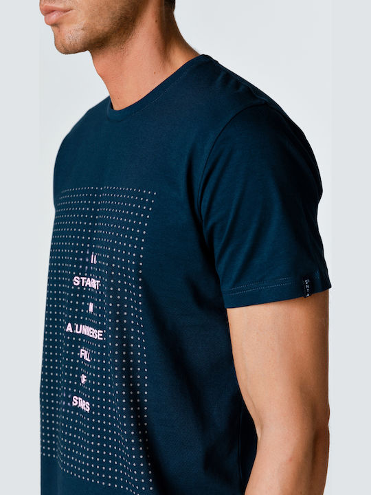 T-shirt Navy Μπλε